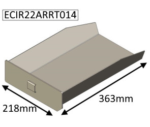 ECIR22ARRT014 Parkray RIGHT Ashpan  |  Aspect 80B